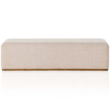 Clive Rectangular Ottoman, Gibson Taupe