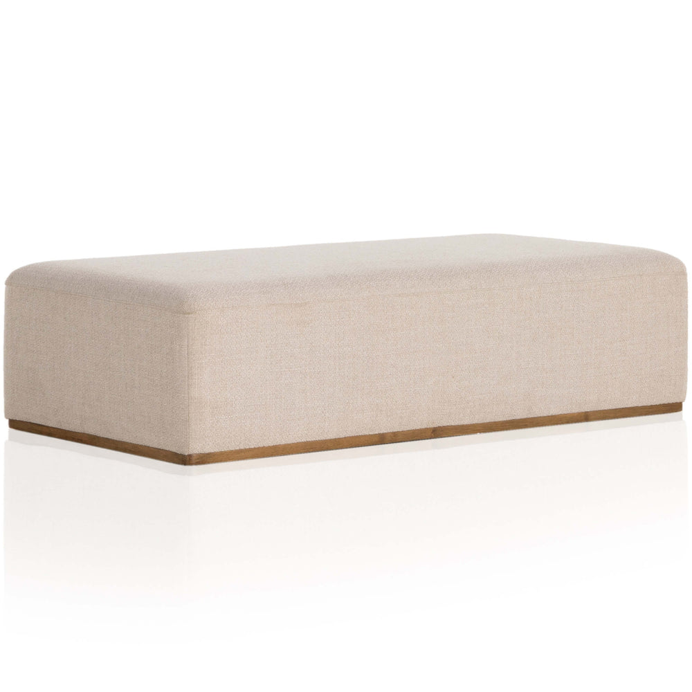 Clive Rectangular Ottoman, Gibson Taupe