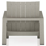 Dorsey Outdoor Chair w/ Ottoman, Weathered Grey-High Fashion Home