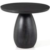 Merla Wood End Table, Black Wash Ash-Furniture - Accent Tables-High Fashion Home