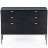 Trey Large Nightstand, Black Wash Poplar-Furniture - Bedroom-High Fashion Home