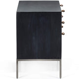 Trey Large Nightstand, Black Wash Poplar-Furniture - Bedroom-High Fashion Home