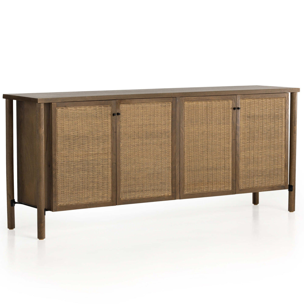 Veta Sideboard, Taupe Cane-Furniture - Storage-High Fashion Home