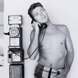 Clint Eastwood Takes A Call by Getty Images-Accessories Artwork-High Fashion Home