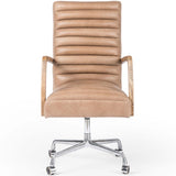 Bryson Leather Desk Chair, Palermo-Furniture - Office-High Fashion Home