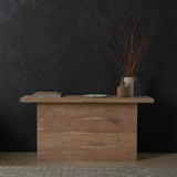 Yvonne Console Table, Whitewash-Furniture - Accent Tables-High Fashion Home