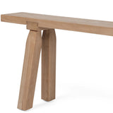 Lahana Accent Bench, Natural Elm-Furniture - Chairs-High Fashion Home