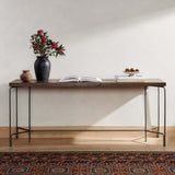 Marion Console Table, Rustic Fawn-Furniture - Accent Tables-High Fashion Home