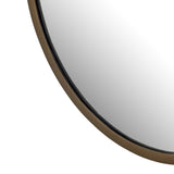 Dasha Mirror, Iron Matte Brass-Accessories-High Fashion Home