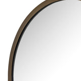 Dasha Mirror, Iron Matte Brass-Accessories-High Fashion Home