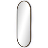 Dasha Mirror, Iron Matte Brass-Accessories-High Fashion Home