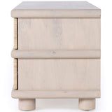 Hillary Media Console, Natural Mango-High Fashion Home