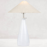 Innes Tapered Shade Table Lamp, White-Lighting-High Fashion Home