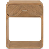 Caspian Nightstand, Natural Ash-Furniture - Bedroom-High Fashion Home