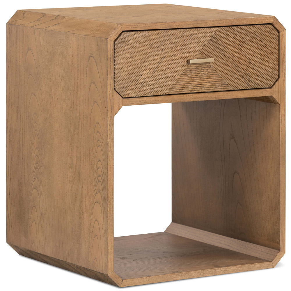 Caspian Nightstand, Natural Ash-Furniture - Bedroom-High Fashion Home