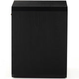 Caspian Nightstand, Black Ash Veneer-Furniture - Bedroom-High Fashion Home