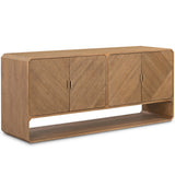 Caspian Sideboard, Natural Ash Veneer-Furniture - Storage-High Fashion Home