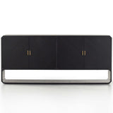 Caspian Sideboard, Black Ash Veneer-Furniture - Storage-High Fashion Home