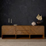 Caspian Media Console, Natural Ash-Furniture - Storage-High Fashion Home