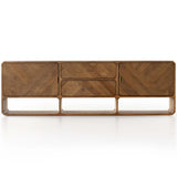 Caspian Media Console, Natural Ash-Furniture - Storage-High Fashion Home