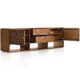 Caspian Media Console, Natural Ash-Furniture - Storage-High Fashion Home