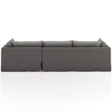 Habitat 2 Piece 112" RAF Sectional, Fallon Charcoal-Furniture - Sofas-High Fashion Home