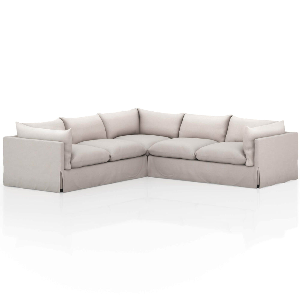 Habitat 3 Piece 111" Sectional, Bennett Moon-Furniture - Sofas-High Fashion Home