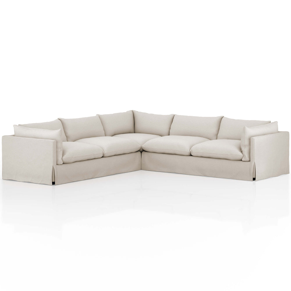 Habitat 3 Piece 122" Sectional, Valley Nimbus-Furniture - Sofas-High Fashion Home