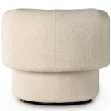 Tybalt Swivel Chair, Sheepskin Natural-Furniture - Chairs-High Fashion Home