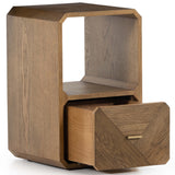 Caspian End Table, Natural Ash-Furniture - Accent Tables-High Fashion Home