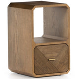 Caspian End Table, Natural Ash-Furniture - Accent Tables-High Fashion Home