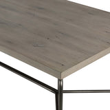 Marion Dining Table, Washed Natural-Furniture - Dining-High Fashion Home