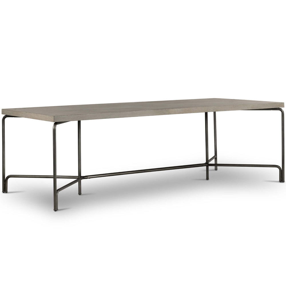 Marion Dining Table, Washed Natural-Furniture - Dining-High Fashion Home