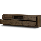 Perrin Media Console, Rustic Fawn-High Fashion Home