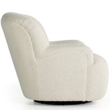 Kadon Swivel Chair, Sheepskin Natural-Furniture - Chairs-High Fashion Home