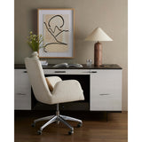 Leda Desk Chair, Omari Natural-Furniture - Office-High Fashion Home