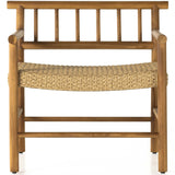 Larsen Outdoor Chair, Natural Teak-Furniture - Chairs-High Fashion Home