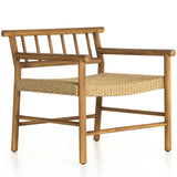 Larsen Outdoor Chair, Natural Teak-Furniture - Chairs-High Fashion Home