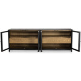 Millie Media Console, Drifted Matte Black