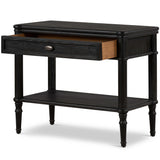 Toulouse Nighstand, Distressed Black