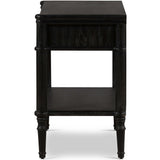 Toulouse Nighstand, Distressed Black