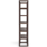 Waylon Double Bookshelf, Harvest Brown