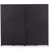 Millie Double Cabinet, Drifted Matte Black-Furniture - Storage-High Fashion Home