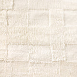 Patchwork Shearling Rug, Cream Shorn-High Fashion Home