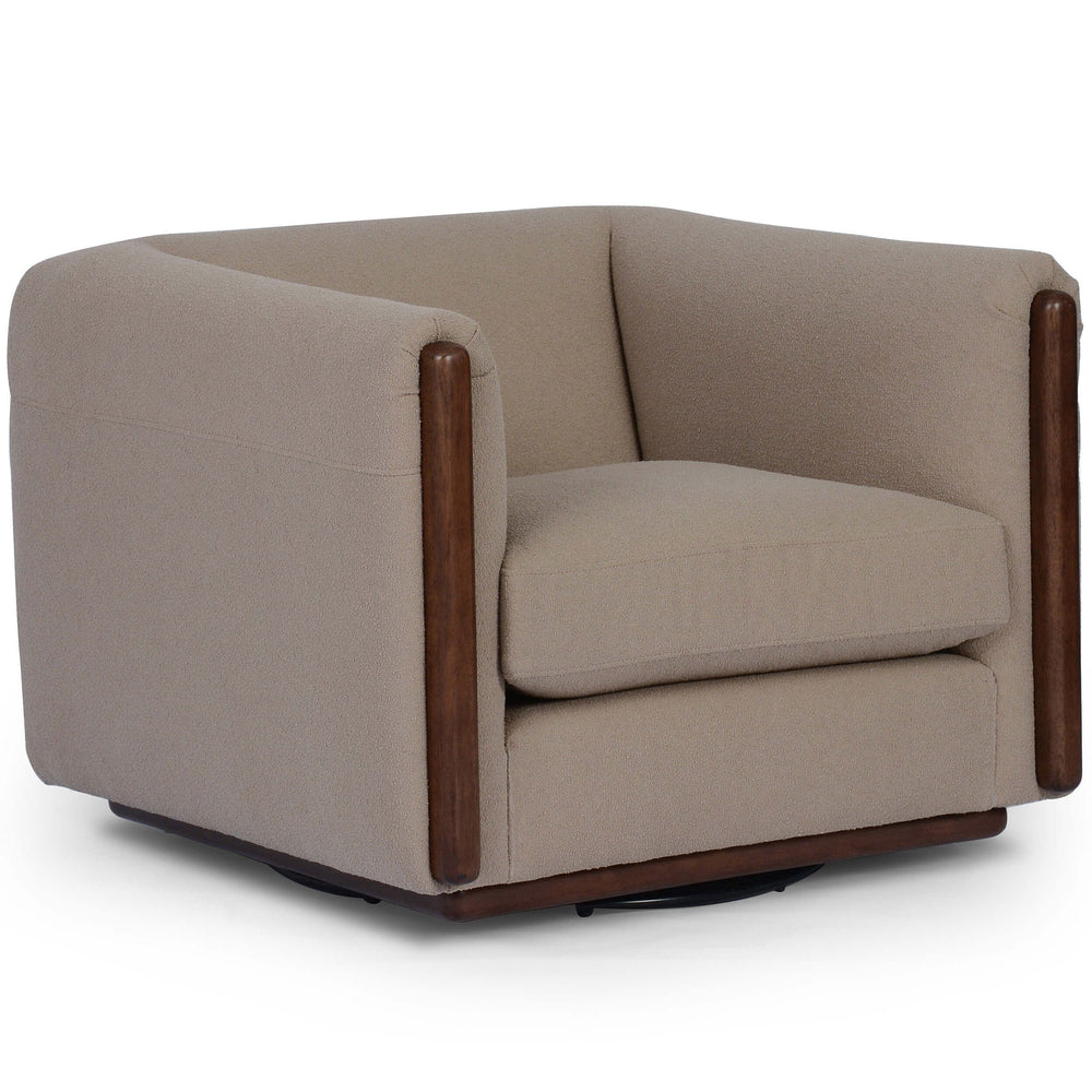 Hoyte Swivel Chair, Bahari Sand