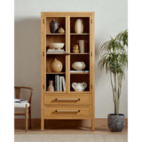 Laker Cabinet, Light Oak Veneer-High Fashion Home