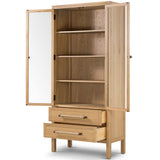 Laker Cabinet, Light Oak Veneer-High Fashion Home