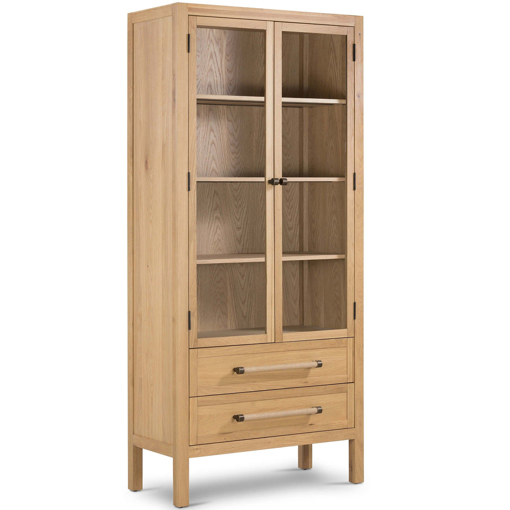 Laker Cabinet, Light Oak Veneer-High Fashion Home