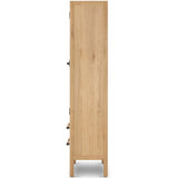 Laker Cabinet, Light Oak Veneer-High Fashion Home