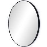 Georgina Mirror, Matte Black-Accessories-High Fashion Home